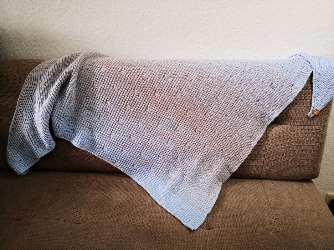 Burgel - gestricktes Tuch - PDF Anleitung