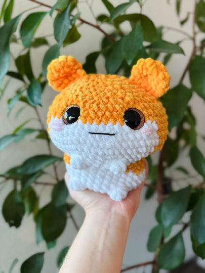 Hamster Ohne-Nähen, Häkelanleitung ohne nähen