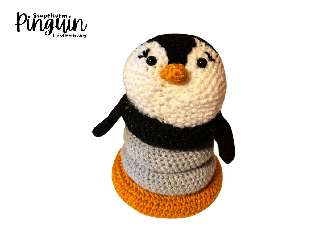 Stapelturm Pinguin – Häkelanleitung Deutsch - Bild 2