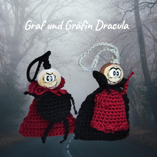 Crochet pattern “Count & Countess Dracula” (PDF)