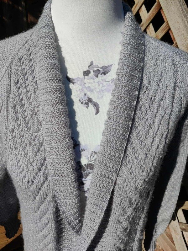 RVO-Ajourjacke für Damen "Lines" , Größe XS - 5XL und größer - Bild 7
