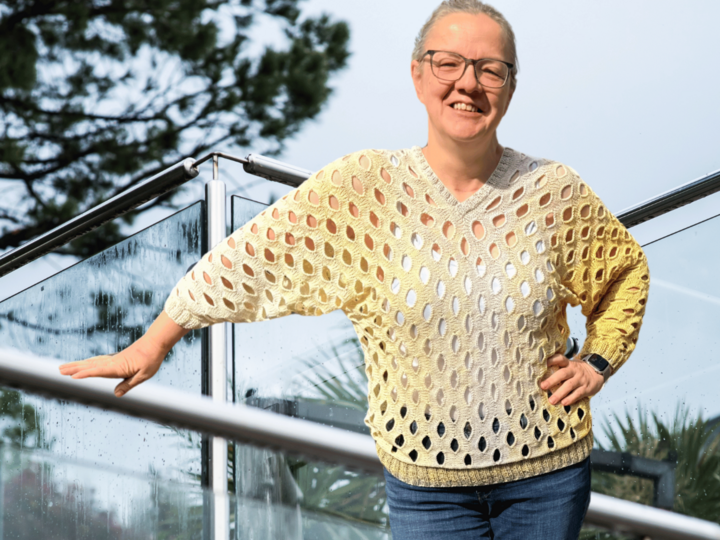 Strickanleitung für Pullover Letterston