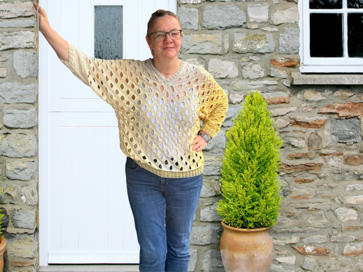 Strickanleitung für Pullover Letterston