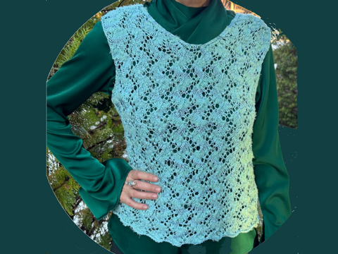 Strickanleitung Pullunder "MUSCHELREIGEN"