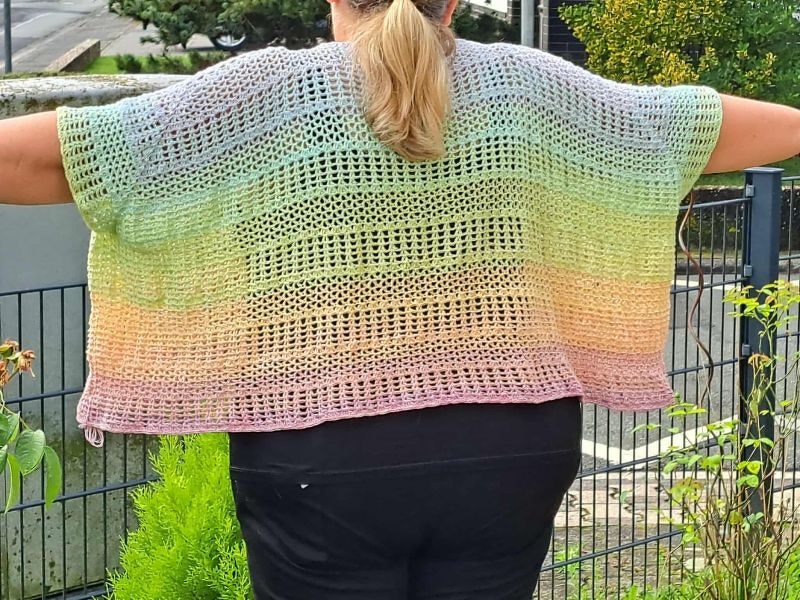 Häkelanleitung 1 Bobbel Oversize Bigshirt Pia - Bild 9