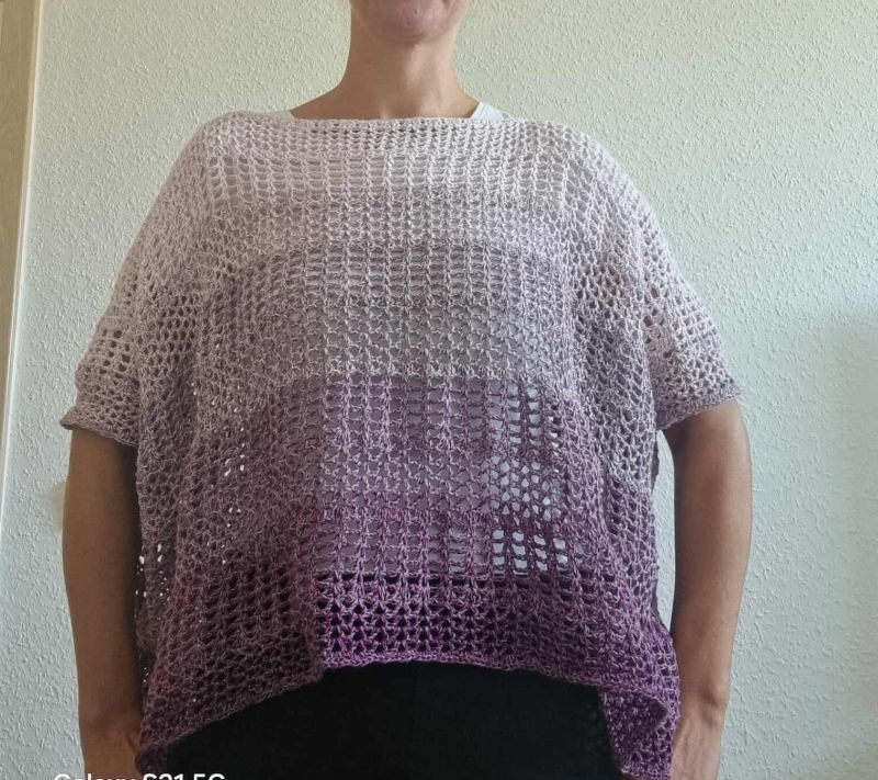 Häkelanleitung 1 Bobbel Oversize Bigshirt Pia - Bild 12