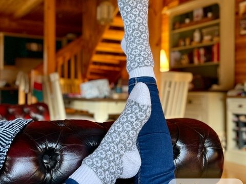 Chalet Socken Häkelanleitung PDF & Video