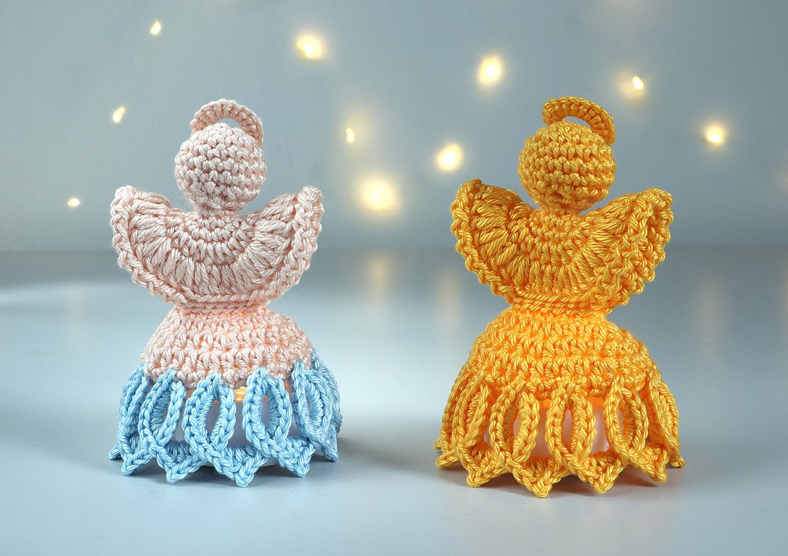 Engel „Aurelia“ – Weihnachtsengel, passend für LED-Licht