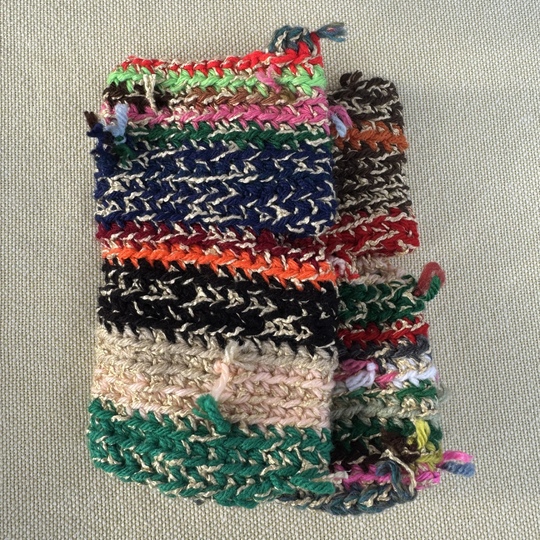 Crochet Scrap Ragga Hand Warmers Pattern, PDF