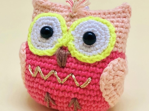 Owl “Goldie” Crochet Pattern (US terms) – easy DIY gift (PDF Pattern)
