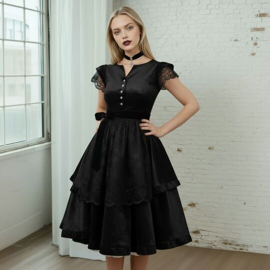 Schnittmuster Dirndl Fleur Gr. 34-54 - Leinenkleid