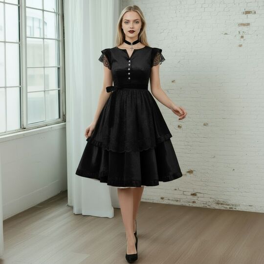 Schnittmuster Dirndl Fleur Gr. 34-54 - Leinenkleid