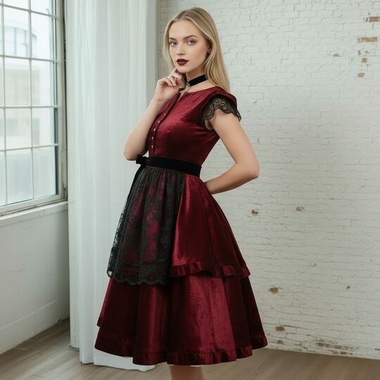 Schnittmuster Dirndl Fleur Gr. 34-54 - Leinenkleid