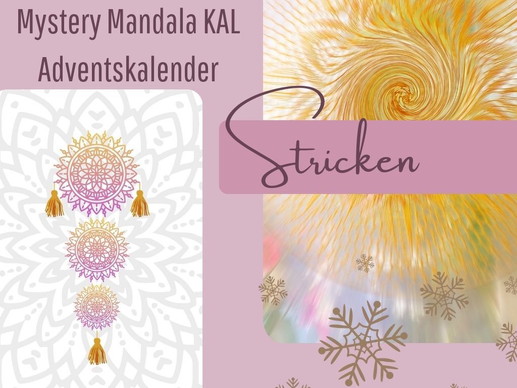 Mystery- Mandala Adventskalender 2025, Stricken