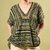 RAGLAN-PONCHO CHARIS, IM KAROMUSTER GESTRICKT