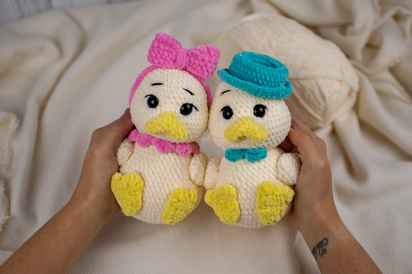 Cute Duck Crochet Pattern – Amigurumi Plush Duck PDF Tutorial