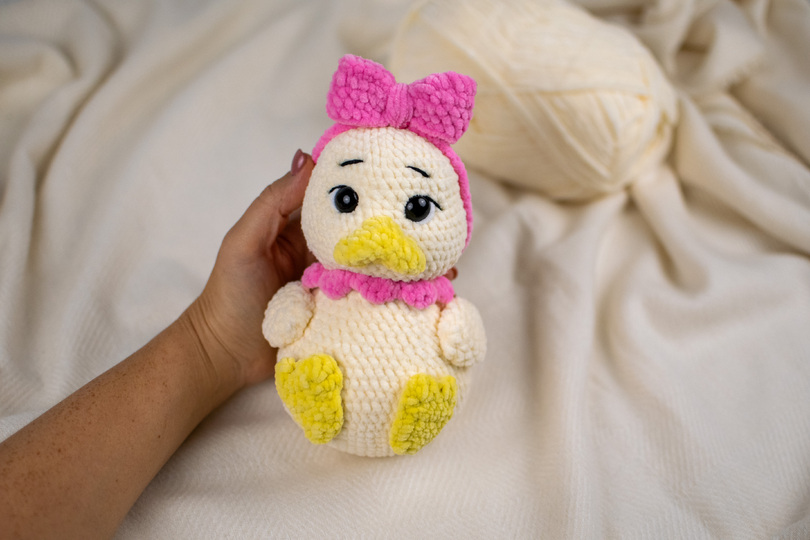 Cute Duck Crochet Pattern – Amigurumi Plush Duck PDF Tutorial