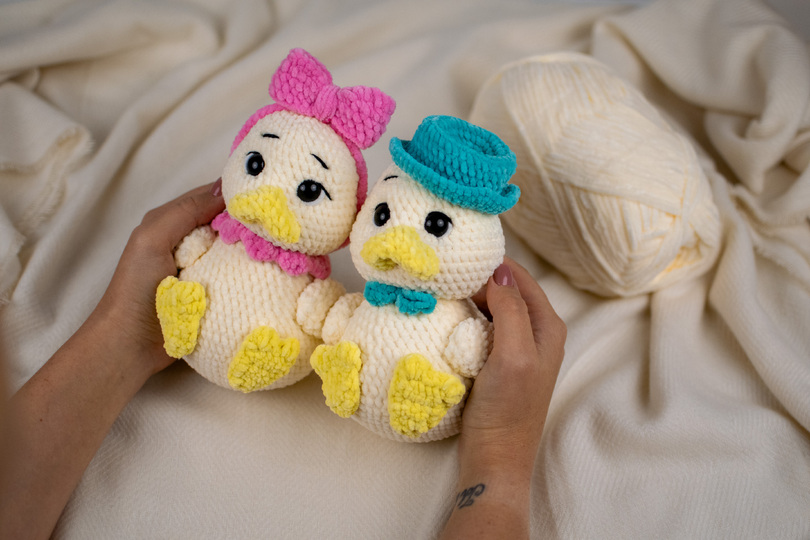 Cute Duck Crochet Pattern – Amigurumi Plush Duck PDF Tutorial