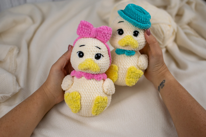 Cute Duck Crochet Pattern – Amigurumi Plush Duck PDF Tutorial