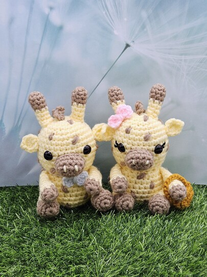 Giraffe Couple- Crochet Amigurumi- English