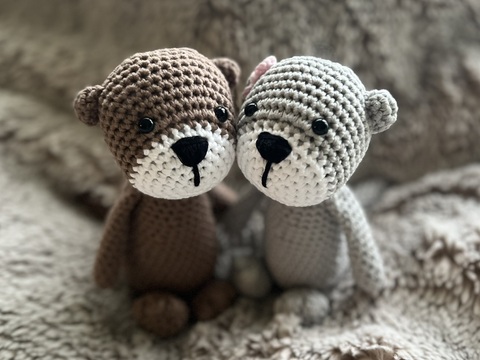 Häkelanleitung Kuscheltier Otter