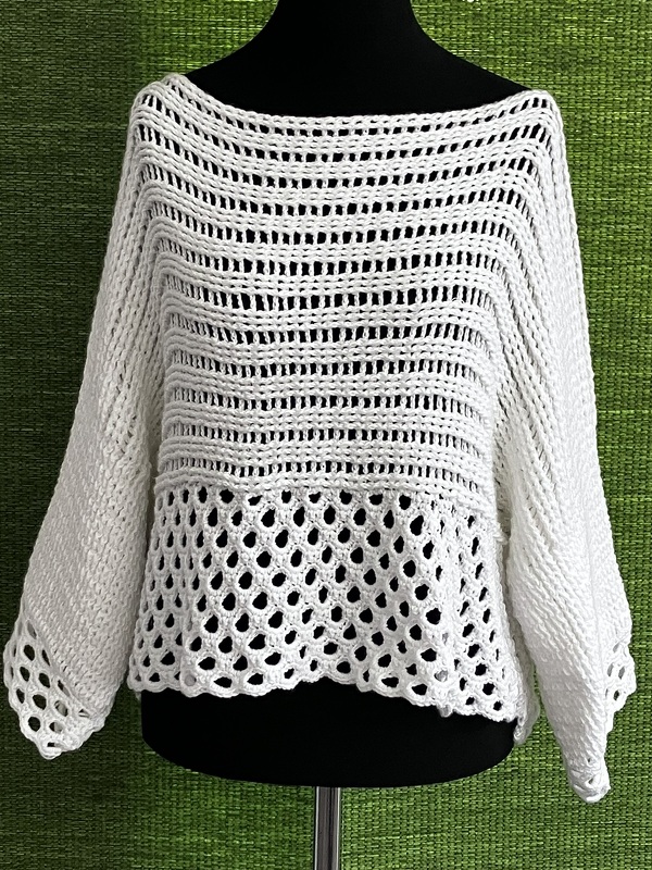 OVERSIZE-Pulli „Relief und Bögen“- Häkelanleitung - Bild 5