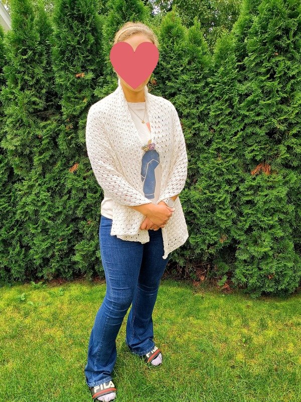 Strickanleitung für ein wärmendes Lacetuch/Stola