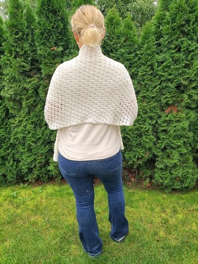 Strickanleitung für ein wärmendes Lacetuch/Stola