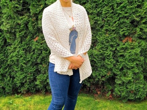 Strickanleitung für ein wärmendes Lacetuch/Stola