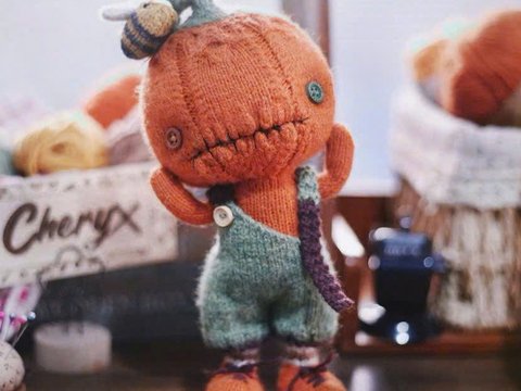 Halloween pumpkin doll Orcus