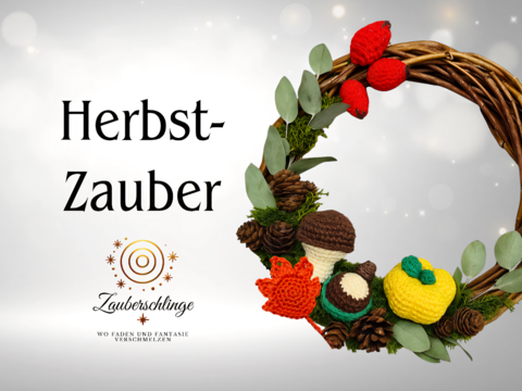 Herbstliche Häkeldeko – Kürbis, Kastanie, Blatt, Pilz & Hagebutten