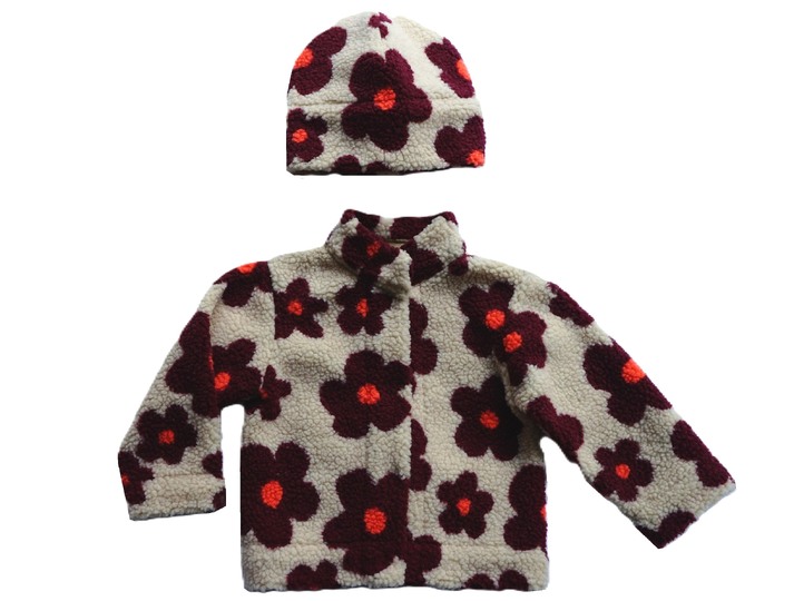 Schnitt + Anleitung Webpelzjacke und Mütze Gr.80-140