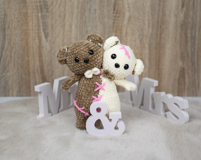 Amigurumi Twin Bear Crochet Pattern – Two-Headed Plush Bear PDF Tutorial
