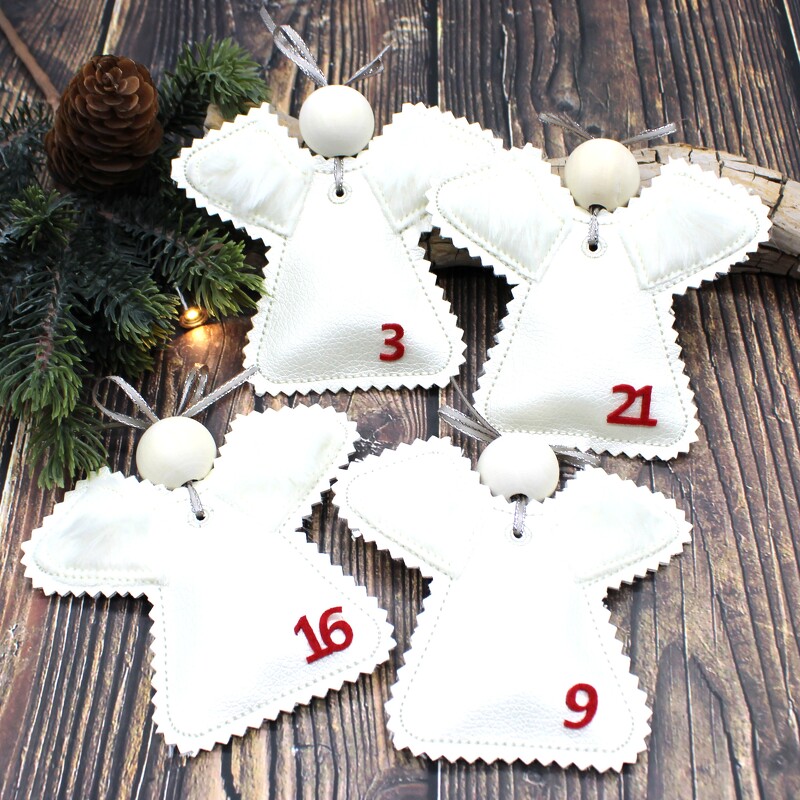 Nähanleitung Engel zum Befüllen Schutzengel Adventskalender