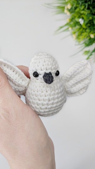 Crochet Dove Amigurumi Pattern, Crochet Bird Pattern