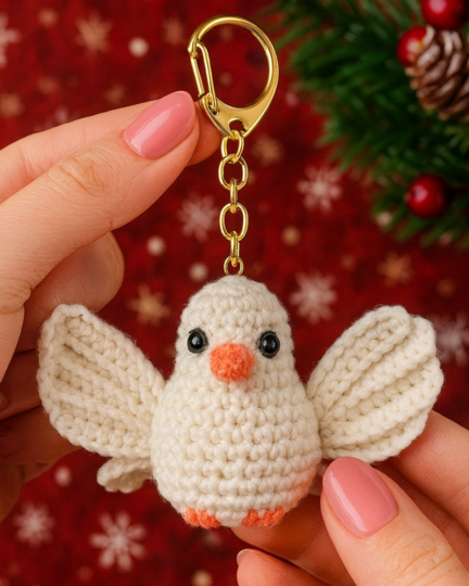 Crochet Dove Amigurumi Pattern, Crochet Bird Pattern