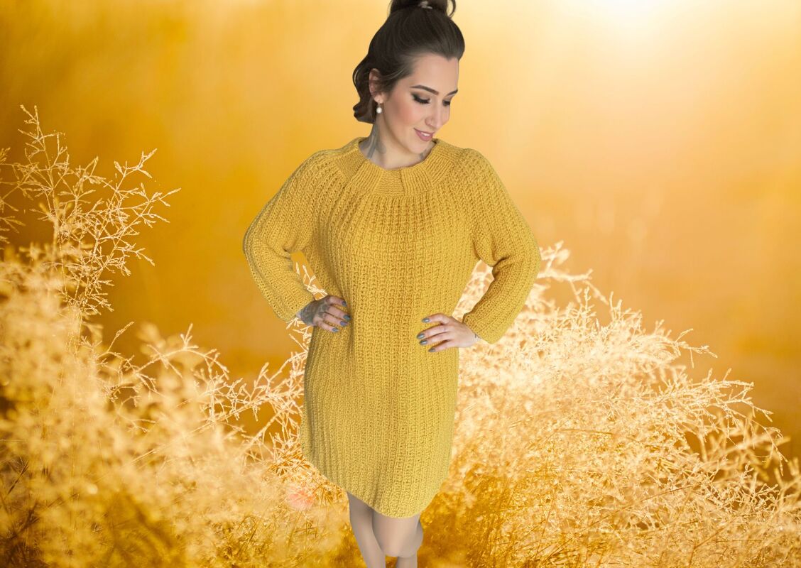 Häkelanleitung Kleid "HERBSTBLUME" - Bild 4