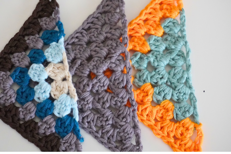 Half Granny Square / Granny Triangle – Perfect for Shawls, Blankets & More