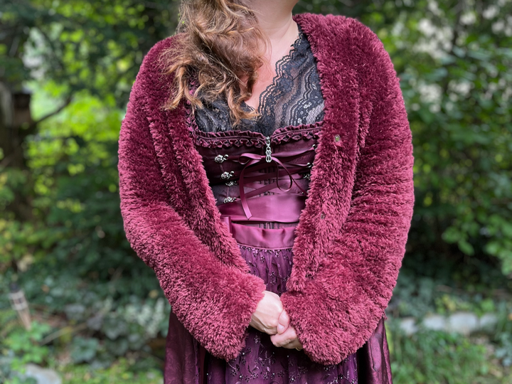 Crochet Pattern Plush Jacket