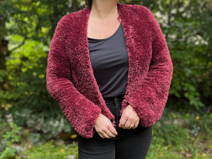 Crochet Pattern Plush Jacket