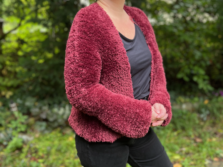 Crochet Pattern Plush Jacket