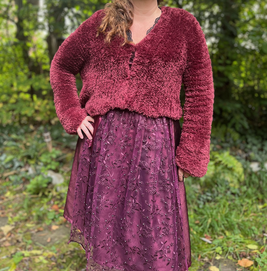 Crochet Pattern Plush Jacket