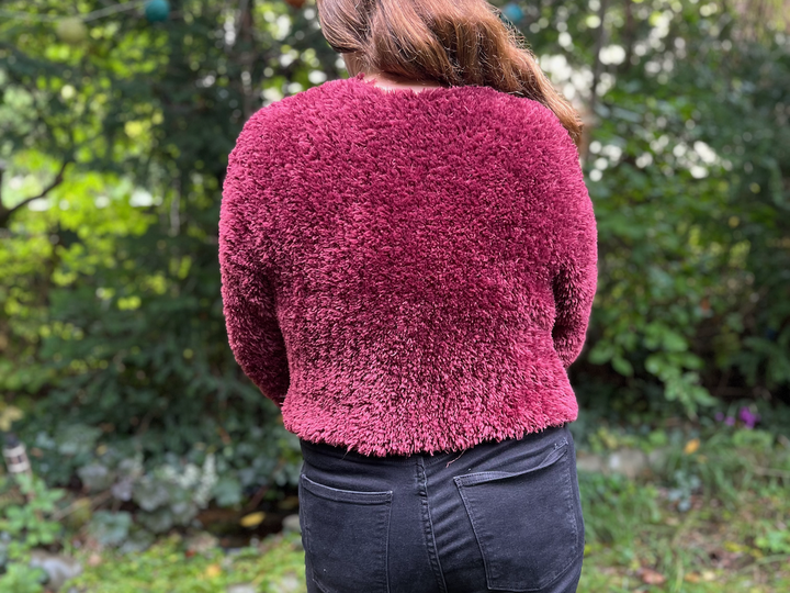 Crochet Pattern Plush Jacket