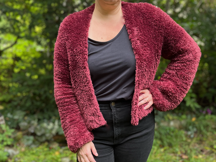 Crochet Pattern Plush Jacket