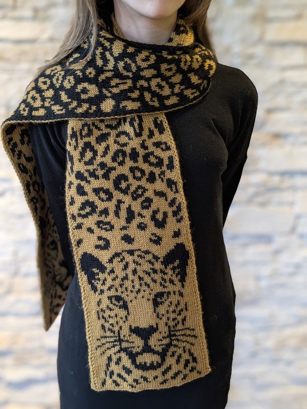 Schal "Leo Love" - Doubleface Strickanleitung - Bild 5