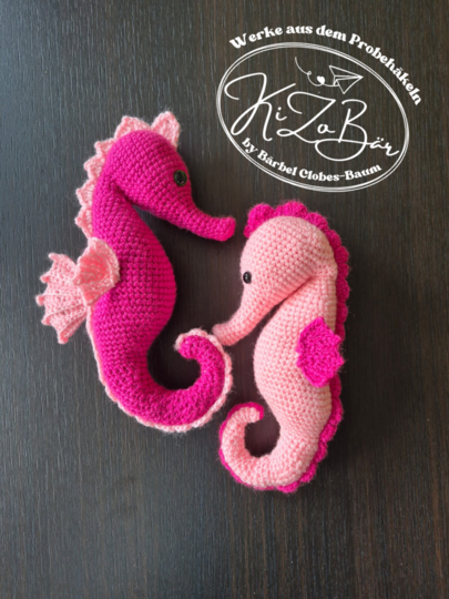 Seepferdchen Feline - Häkelanleitung für ein süßes Amigurumi-Seepferdchen
