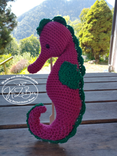 Seepferdchen Feline - Häkelanleitung für ein süßes Amigurumi-Seepferdchen