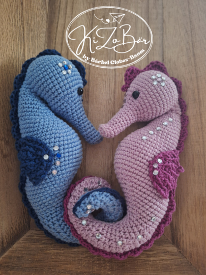 Seepferdchen Feline - Häkelanleitung für ein süßes Amigurumi-Seepferdchen