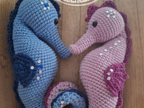 Seepferdchen Feline - Häkelanleitung für ein süßes Amigurumi-Seepferdchen