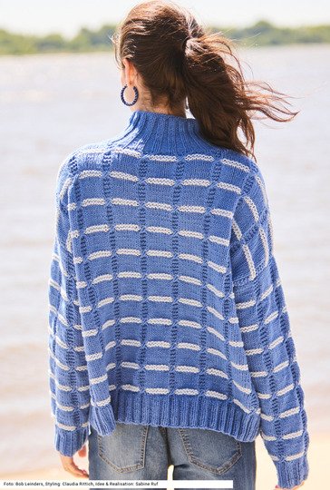 Pulli mit Hebemaschenmuster